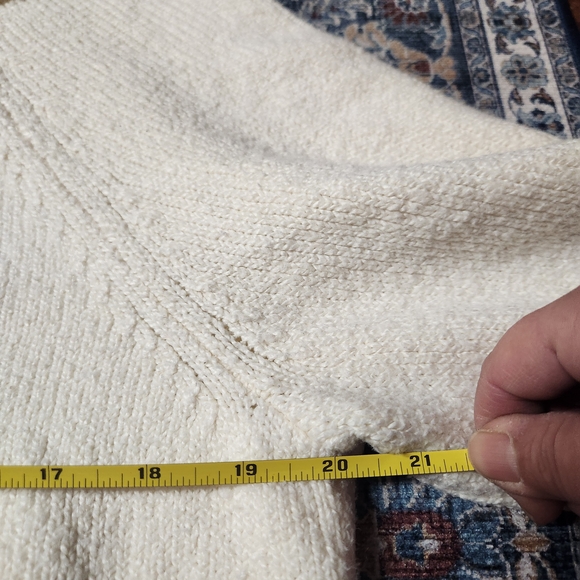 Anthropologie Cream Cowl Neck Sweater - Picture 6 of 8